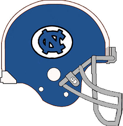 North Carolina Tar Heels 1967-1977 Helmet Logo diy fabric transfer
